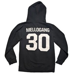 MARSHMELLO‎ MELLOGANG #30 Men Small Black Cotton Full Zip Hoodie